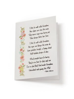6.25x9.25-I-like-to-walk-with-Grandma-white_4ef77d17-6eaa-4d7e-b97d-984767178b18 I like to walk with Grandma - Greeting Card - Netties Expressions Cards