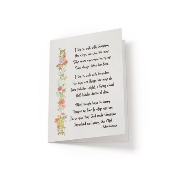 6.25x9.25-I-like-to-walk-with-Grandma-white_4ef77d17-6eaa-4d7e-b97d-984767178b18 I like to walk with Grandma - Greeting Card - Netties Expressions Cards