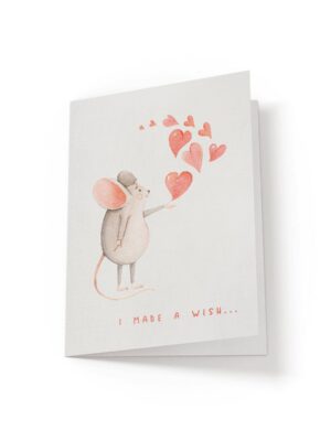 6.25x9.25-I-made-a-wish-front-white I made a wish - Greeting Card - Netties Expressions Cards