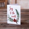 6.25x9.25-Joy-to-the-world-bird-and-wreath-front_4dac658d-179b-4f8e-a6e4-63140dd3ad3a Joy to the World - Greeting Card - Netties Expressions