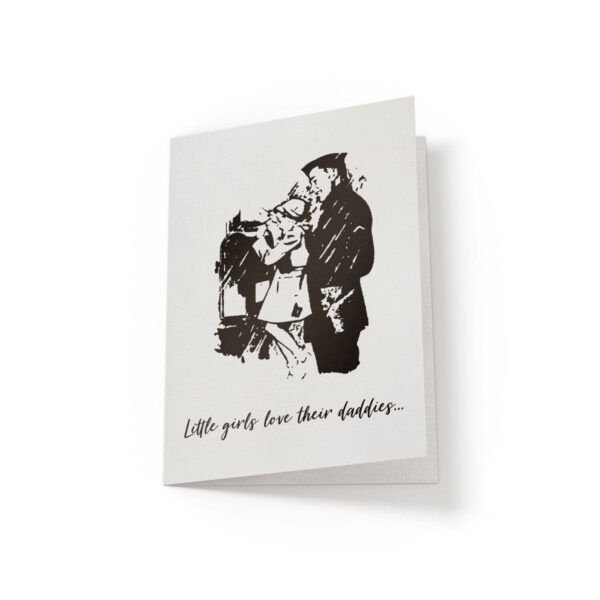 6.25x9.25-Little-girls-love-their-daddies-white_46893e11-8814-417e-9519-e1bb2a8742dc Little girls love their daddies - Greeting Card - Netties Expressions Cards