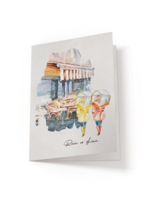 6.25x9.25-Rain-or-shine-I_ll-always-be-here-front-1_38fa7a0d-ca40-4315-b501-d4084de9536f Rain or shine I'll always be here - Greeting Card - Netties Expressions Cards