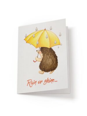 6.25x9.25-Rain-or-shine-white_50a73ee2-ecef-43d1-841f-a49ed865d35d Rain or shine - Greeting Card - Netties Expressions Cards