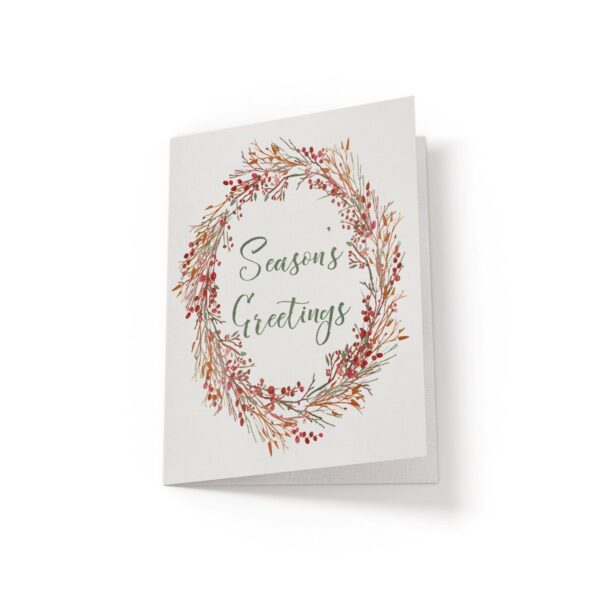 6.25x9.25-Season_s-Greetings-wreath-2-white_0daae45f-3610-4022-a9e6-57ce172da7c0 Season's Greetings - Greeting Card - Netties Expressions