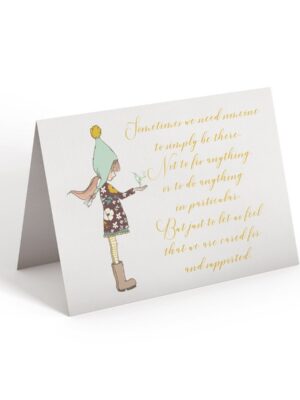 6.25x9.25-Sometimes-we-need-someone-white_2f2ec672-8584-4783-a5fc-65227cf2bdfb Sometimes we need someone - Greeting Card - Netties Expressions Cards