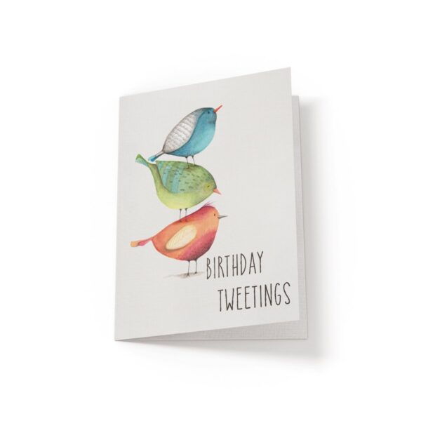 6.25x9.25-Stacked-Birds-Birthday-Tweetings-white_c3337ab1-d70c-4c2e-8335-9ba6df3d74e4 Birthday Tweetings - Greeting Card - Netties Expressions Cards
