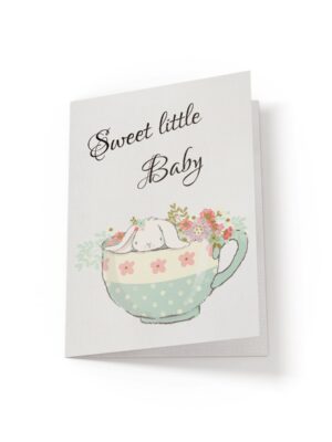 6.25x9.25-Sweet-little-baby-white_4707fc83-5613-4576-abb1-913be65bcd5a Sweet little baby - Greeting Card - Netties Expressions