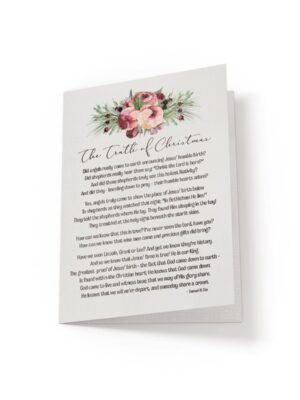 6.25x9.25-The-truth-of-Christmas-white_9ed9f1b5-61c6-411c-bca1-a906baf2e3b7 The Truth of Christmas - Greeting Card - Netties Expressions