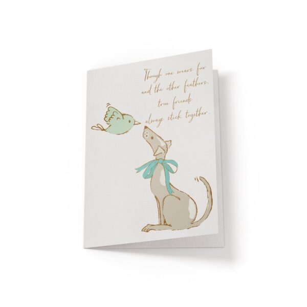Though one wears fur - Greeting Card - Netties Expressions Cards