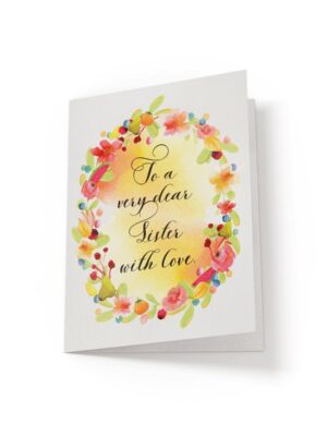 6.25x9.25-To-a-very-dear-sister-white_cfc0d129-f852-4fc5-afe2-07cea45d5356 To a very dear sister - Greeting Card - Netties Expressions