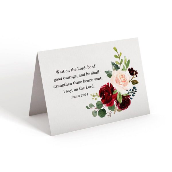 Wait on the Lord - Greeting Card - Netties Expressions Cards