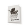 6.25x9.25-Welcome-Baby-Carriage-white_9a8a4d40-f82f-4f2b-bf21-f7cfd6c163d3 Welcome Baby - Greeting Card - Netties Expressions