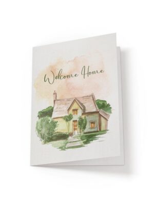 6.25x9.25-Welcome-Home-3-front Welcome Home - Greeting Card - Netties Expressions Cards