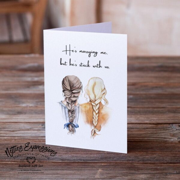 6.25x9.25-Will-you-be-my-bridesmaid-Style-B Will You Be My Bridesmaid - Greeting Card - Netties Expressions Cards