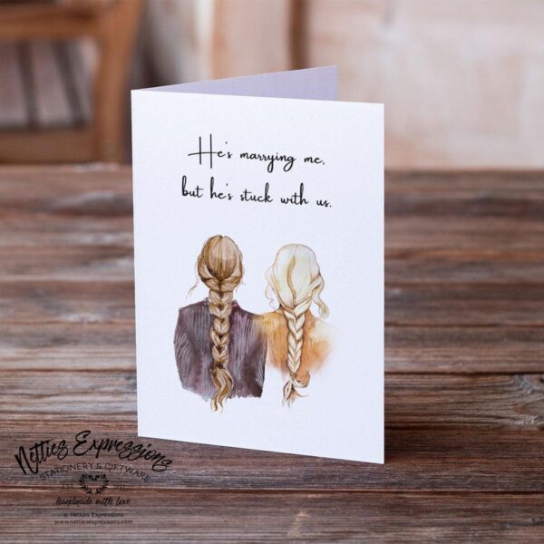 6.25x9.25-Will-you-be-my-bridesmaid-Style-C Will You Be My Bridesmaid - Greeting Card - Netties Expressions Cards