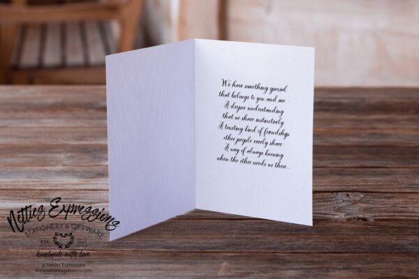 6.25x9.25_-_To_a_very_dear_sister_with_love_-_inside To a very dear sister - Greeting Card - Netties Expressions