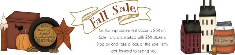 Fall Sale on Netties Expressions Decor - Netties Expressions