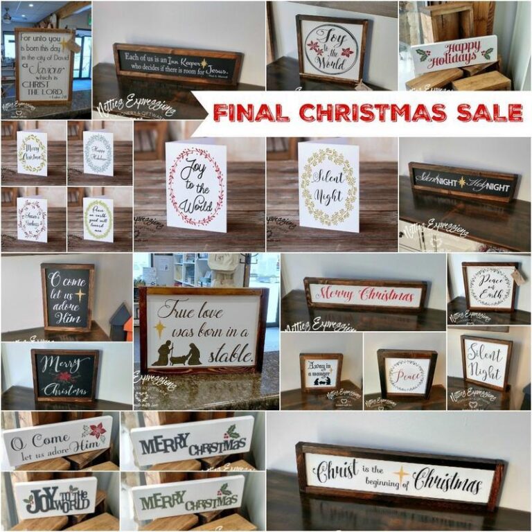 Final Christmas Sale - Netties Expressions