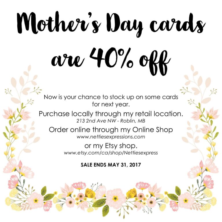 Mother's Day Cards Sale - Netties Expressions