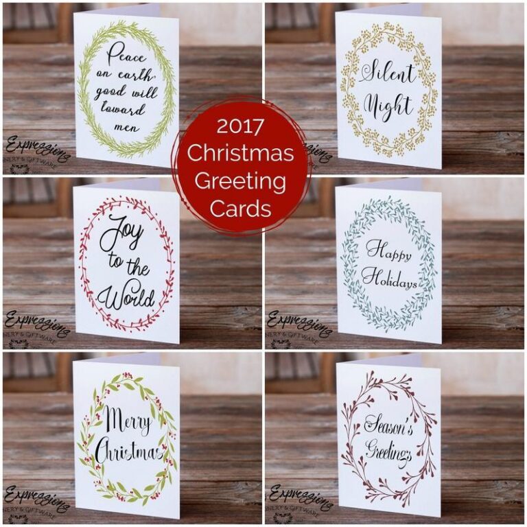 New Handmade Christmas Greeting Cards for 2017 - Netties Expressions