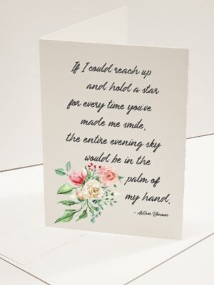 7x10-Anniversary-If-I-could-reach-up-and-hold-a-star-front_b128be99-55d3-4fc3-a329-5e3b176b3add If I could reach up - Greeting Card - Netties Expressions Cards