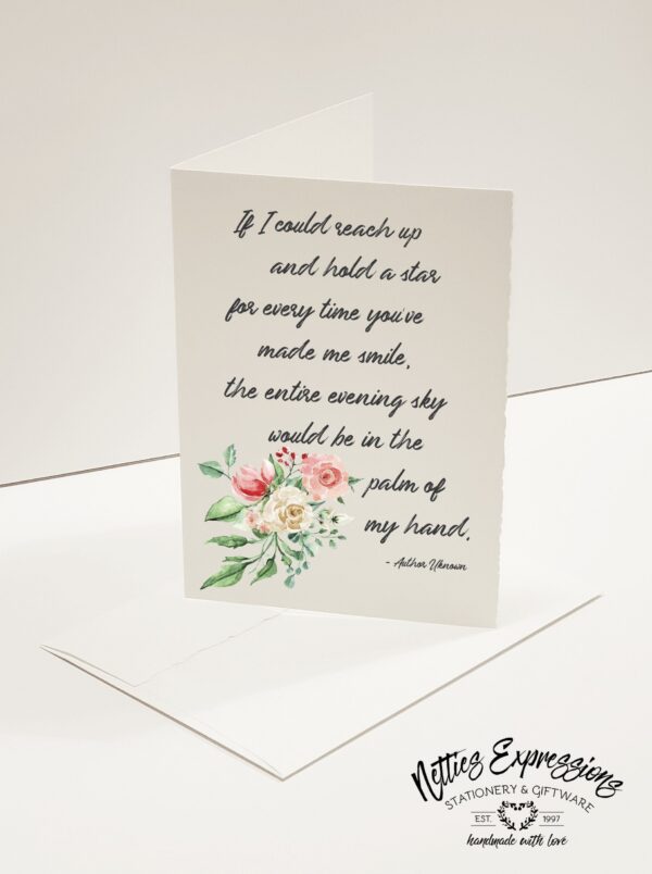 If I could reach up - Greeting Card - Netties Expressions Cards