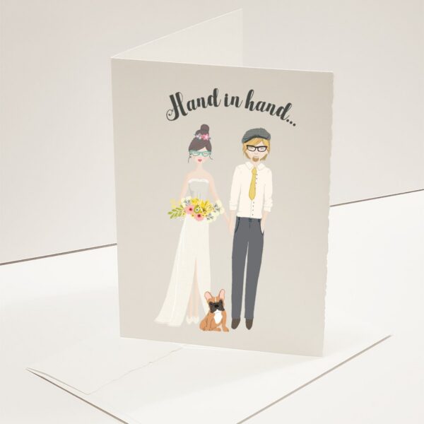 Hand in Hand - Greeting Card - Netties Expressions