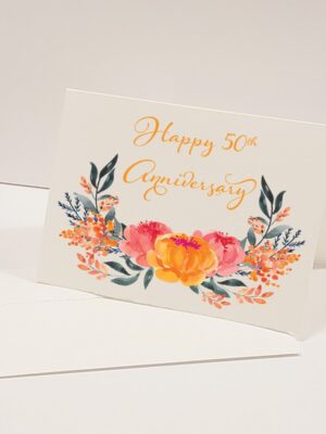 7x10-Happy-Anniversary-50th-display_b73d5705-f8cb-43f7-8b47-f8eda7c0bb1f Happy 50th Anniversary - Greeting Card - Netties Expressions Cards