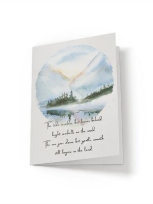 7x10.25-The-tide-recedes-2021-front The tide recedes - Greeting Card - Netties Expressions Cards