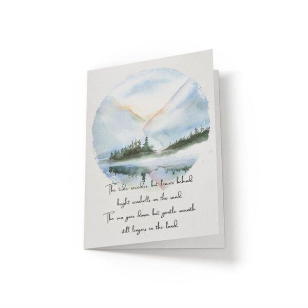 7x10.25-The-tide-recedes-2021-front The tide recedes - Greeting Card - Netties Expressions Cards