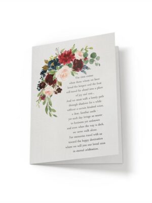 7x10.25-We-never-walk-alone-2021-front We never walk alone - Greeting Card - Netties Expressions Cards
