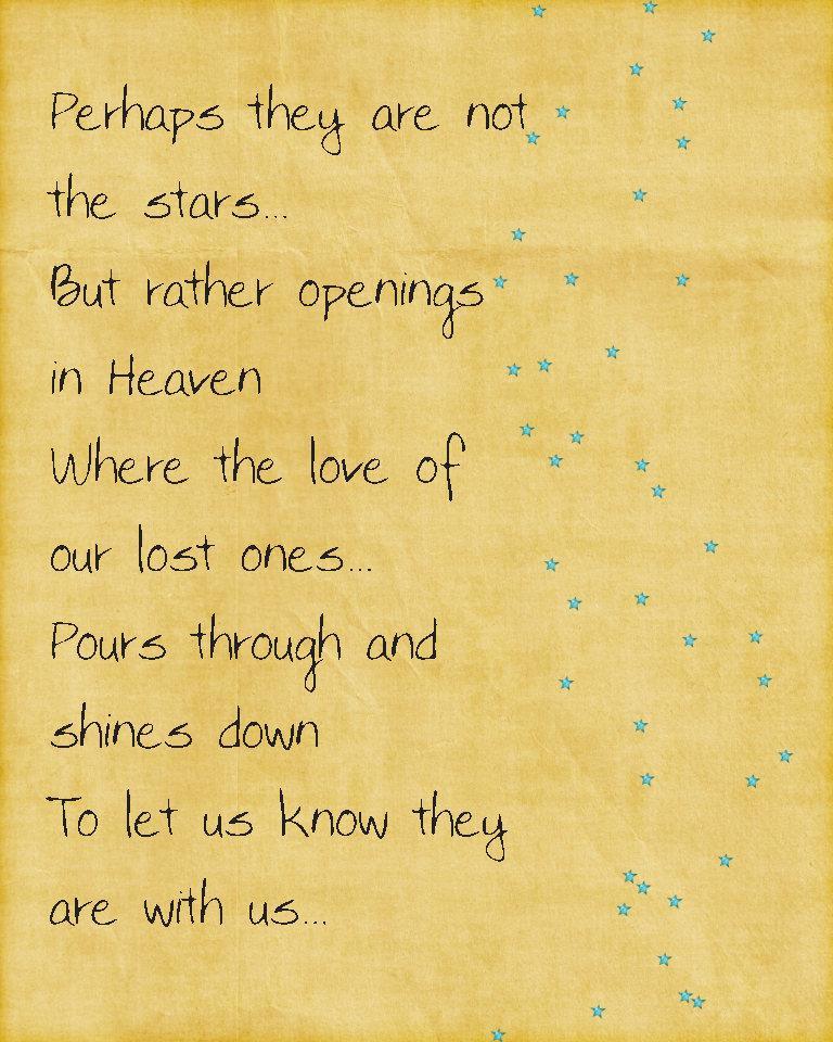 Free “Perhaps they are not stars” Printable - Netties Expressions