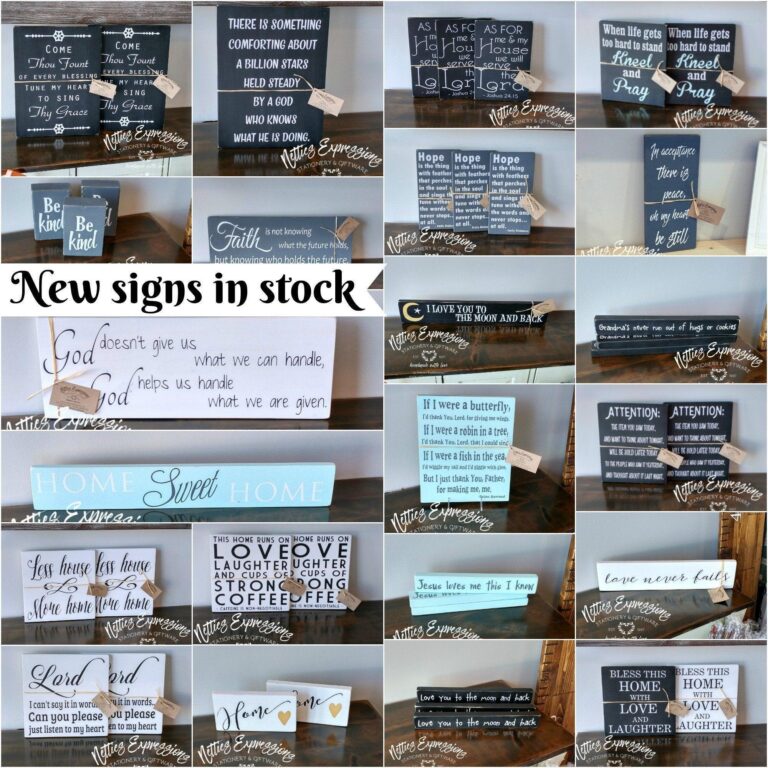 Beautiful new wood signs, canvas prints and wood prints now in stock - Netties Expressions