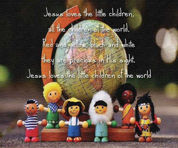 Tuesdays' Free Graphic - Jesus loves the little children - Netties Expressions