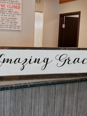 8x40_-_Amazing_Grace_e0aa00c6-3855-454a-bf05-36d9c4755e1b Amazing Grace - Rustic Framed Wood Sign - Netties Expressions