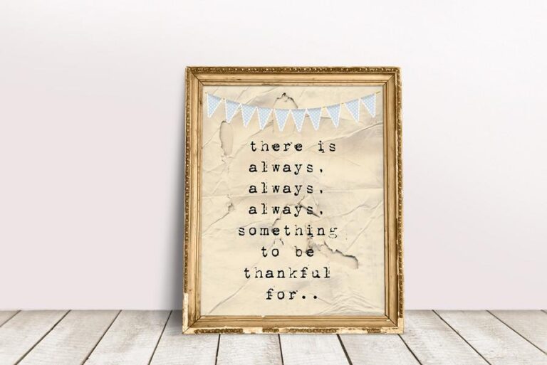 Week 1 Art Print Giveaway - Always something to be thankful for - Netties Expressions