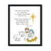 Baby-Jesus-went-to-sleep-8x10-Frame_1e892549-69b6-4d86-8125-101830613eb5 Baby Jesus Went to Sleep - Art Print - Netties Expressions Prints