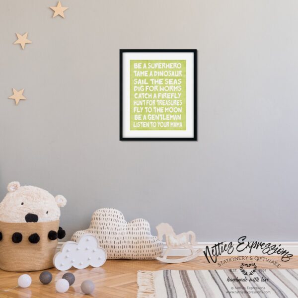 Be a superhero - Art Print - Netties Expressions Prints