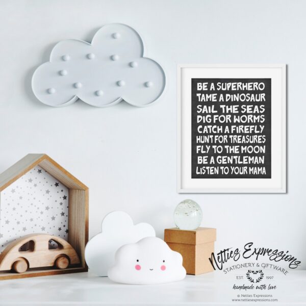 Be a superhero - Art Print - Netties Expressions Prints