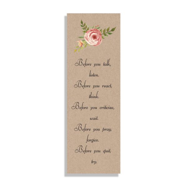 Before-you-talk-white_126e9b7a-ee67-44cc-8142-228b683b8e01 Before you talk - Bookmark - Netties Expressions