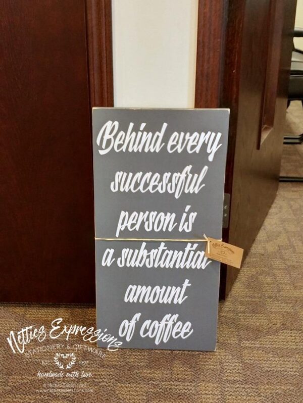 Behind_every_successful_person_12x24_Wood_Sign_629205e0-414e-49ec-916d-ee386143ea17 Behind every successful person - Rustic Framed Wooden Sign - Netties Expressions