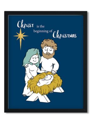 Christ-is-the-beginning-of-Christmas-8x10-Frame_b9d6dedf-fbe0-4799-9ca6-d8d4756afafb Christ is the beginning of Christmas - Art Print - Netties Expressions Prints