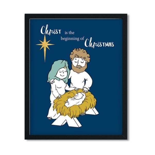 Christ-is-the-beginning-of-Christmas-8x10-Frame_b9d6dedf-fbe0-4799-9ca6-d8d4756afafb Christ is the beginning of Christmas - Art Print - Netties Expressions Prints