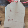 Christmas Gift Tag Snow Globe - Netties Expressions