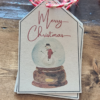 Christmas Gift Tag Snow Globe - Netties Expressions