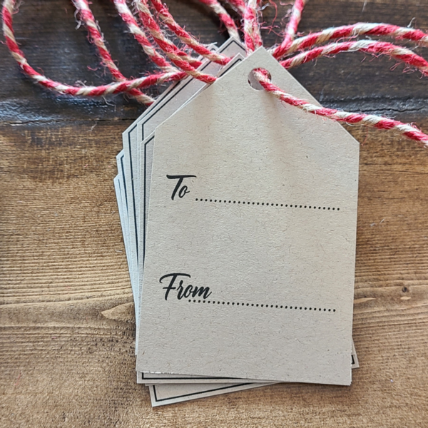 Christmas Gift Tag Winter Barn - Netties Expressions