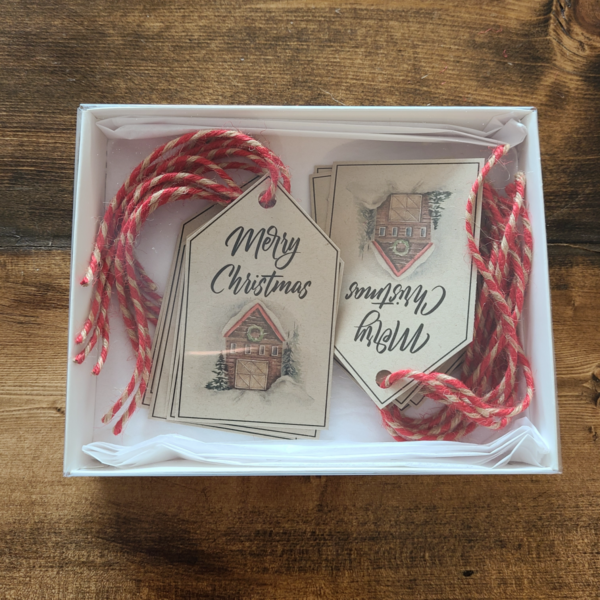 Christmas Gift Tag Winter Barn - Netties Expressions