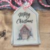 Christmas Gift Tag Winter Barn - Netties Expressions