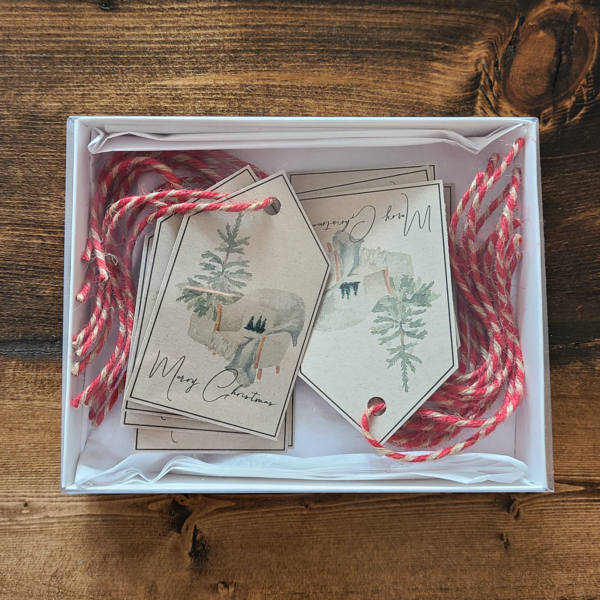 ChristmasGiftTagWinterChairBox Christmas Gift Tag Winter Chair - Netties Expressions