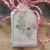 ChristmasGiftTagWinterChairFront Christmas Gift Tag Winter Chair - Netties Expressions
